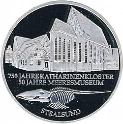 Large Reverse for 10 Mark 2001 coin