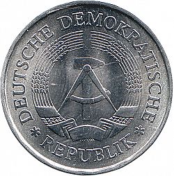 Large Obverse for 1 Mark 1973 coin