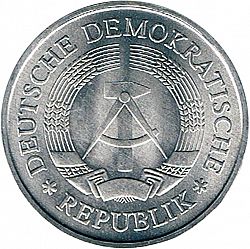 Large Obverse for 1 Mark 1975 coin