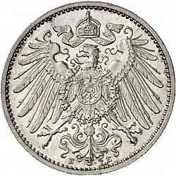 Large Reverse for 1 Mark 1892 coin