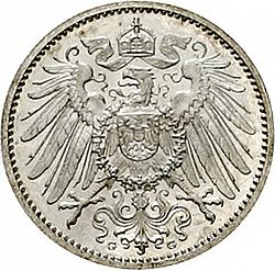 Large Reverse for 1 Mark 1913 coin