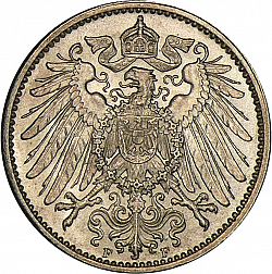 Large Reverse for 1 Mark 1916 coin