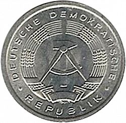 Large Obverse for Pfennig 1981 coin