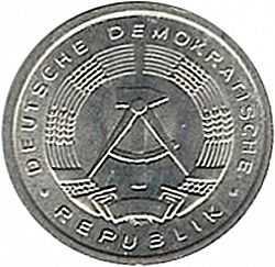 Large Obverse for Pfennig 1981 coin