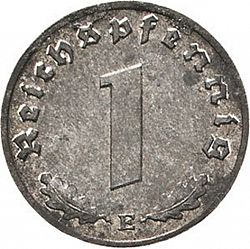 Large Reverse for Reichspfenning 1945 coin