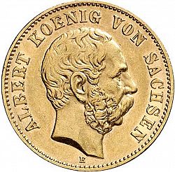 Large Obverse for 10 Mark 1895 coin