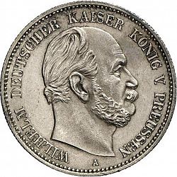 Large Obverse for 2 Mark 1893 coin
