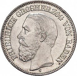 Large Obverse for 2 Mark 1894 coin