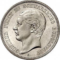 Large Obverse for 2 Mark 1898 coin