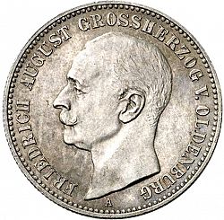 Large Obverse for 2 Mark 1900 coin