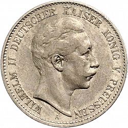 Large Obverse for 2 Mark 1901 coin