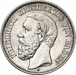 Large Obverse for 2 Mark 1902 coin