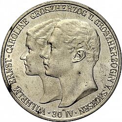 Large Obverse for 2 Mark 1903 coin