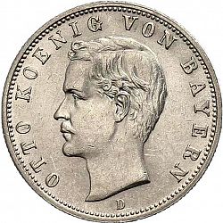 Large Obverse for 2 Mark 1904 coin