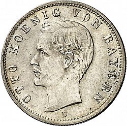 Large Obverse for 2 Mark 1905 coin