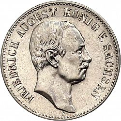 Large Obverse for 2 Mark 1907 coin