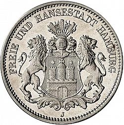 Large Obverse for 2 Mark 1914 coin