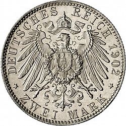 Large Reverse for 2 Mark 1902 coin