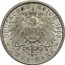 Large Reverse for 2 Mark 1903 coin
