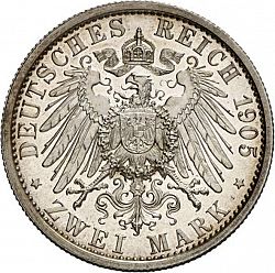 Large Reverse for 2 Mark 1905 coin