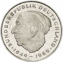Large Reverse for 2 Mark 1971 coin