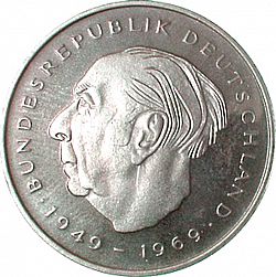 Large Reverse for 2 Mark 1974 coin