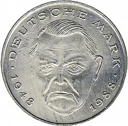 Large Reverse for 2 Mark 1988 coin