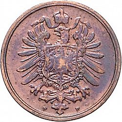Large Reverse for 2 Pfenning 1873 coin