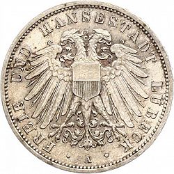 Large Obverse for 3 Mark 1908 coin