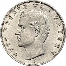 Large Obverse for 3 Mark 1913 coin