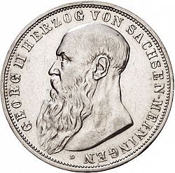 Large Obverse for 3 Mark 1913 coin