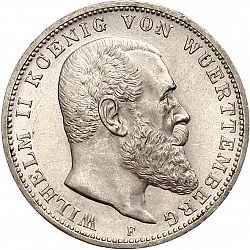 Large Obverse for 3 Mark 1914 coin