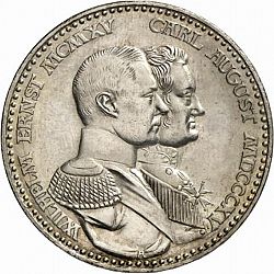 Large Obverse for 3 Mark 1915 coin