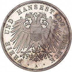 Large Reverse for 3 Mark 1911 coin