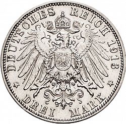 Large Reverse for 3 Mark 1913 coin