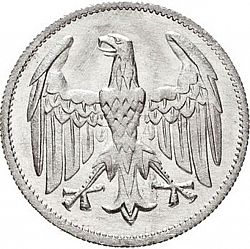 Large Reverse for 3 Mark 1922 coin