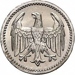 Large Reverse for 3 Mark 1924 coin