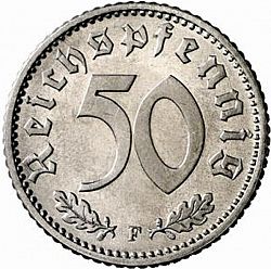Large Reverse for 50 Reichspfenning 1941 coin