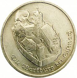 Large Reverse for 5 Mark 1982 coin