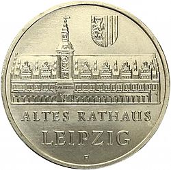 Large Reverse for 5 Mark 1984 coin