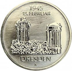 Large Reverse for 5 Mark 1985 coin