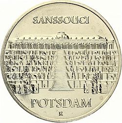 Large Reverse for 5 Mark 1986 coin
