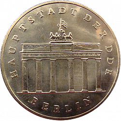 Large Reverse for 5 Mark 1987 coin