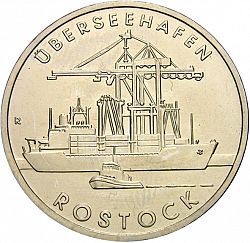 Large Reverse for 5 Mark 1988 coin