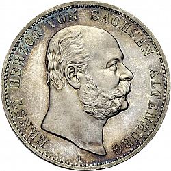 Large Obverse for 5 Mark 1901 coin