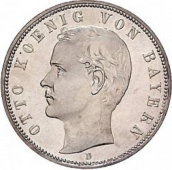 Large Obverse for 5 Mark 1903 coin