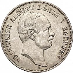 Large Obverse for 5 Mark 1907 coin