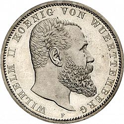 Large Obverse for 5 Mark 1908 coin