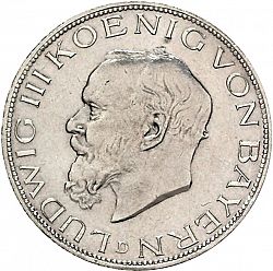 Large Obverse for 5 Mark 1914 coin
