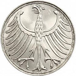 Large Obverse for 5 Mark 1957 coin